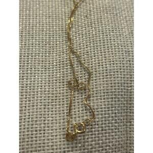 Lot a540 20 inch necklace chain 925 sterling silver gold tone